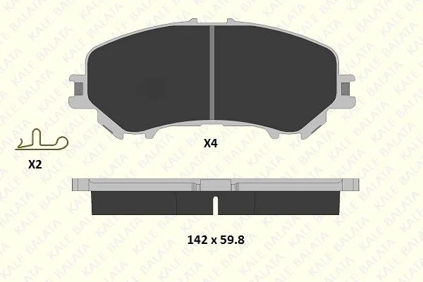 QASHQAİ ÖN FREN BALATA J11